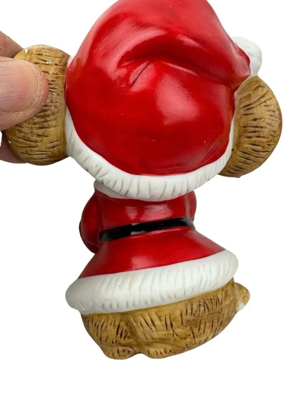 Vintage Homco Christmas Mice #5405 Santa Mouse Ceramic Bisque Figurines Set of 3